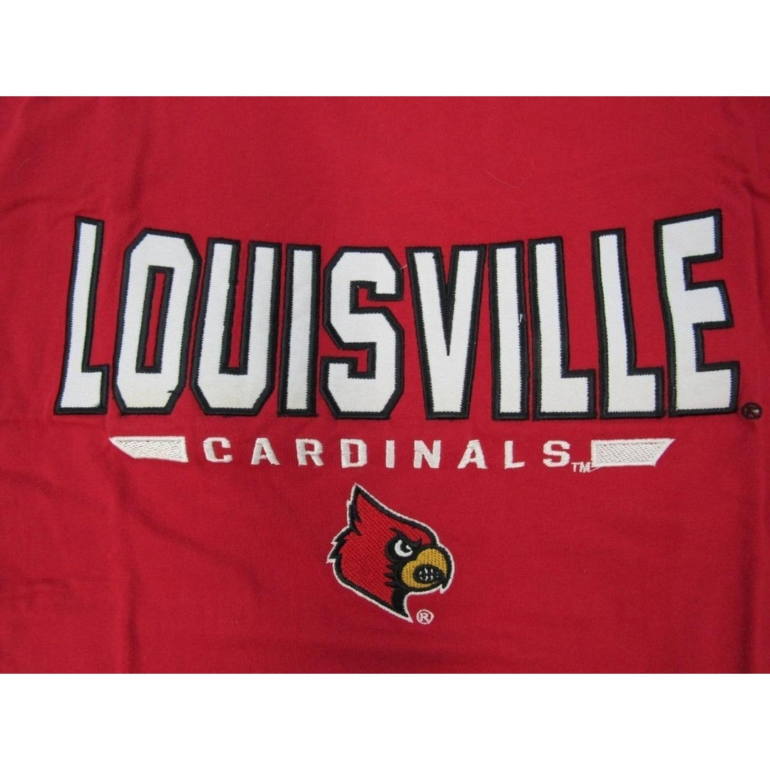 Louisville Cardinals Mens Size L Large Red Shirt 25 Image 4