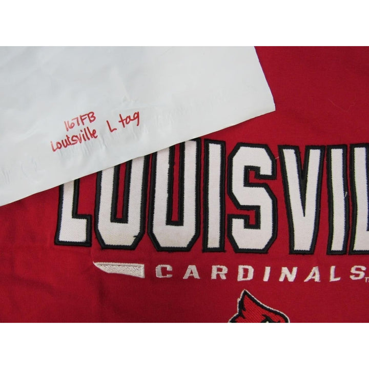 Louisville Cardinals Mens Size L Large Red Shirt 25 Image 6