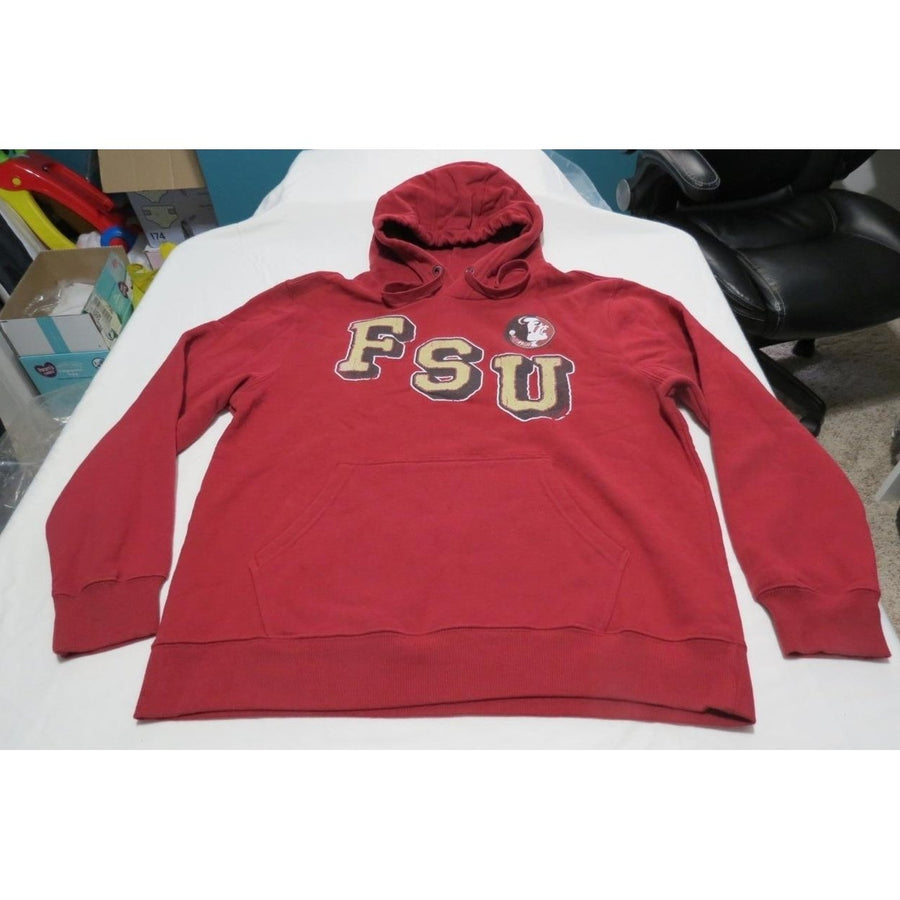 Florida State Seminoles Mens Size L Large Red Hoodie Image 1