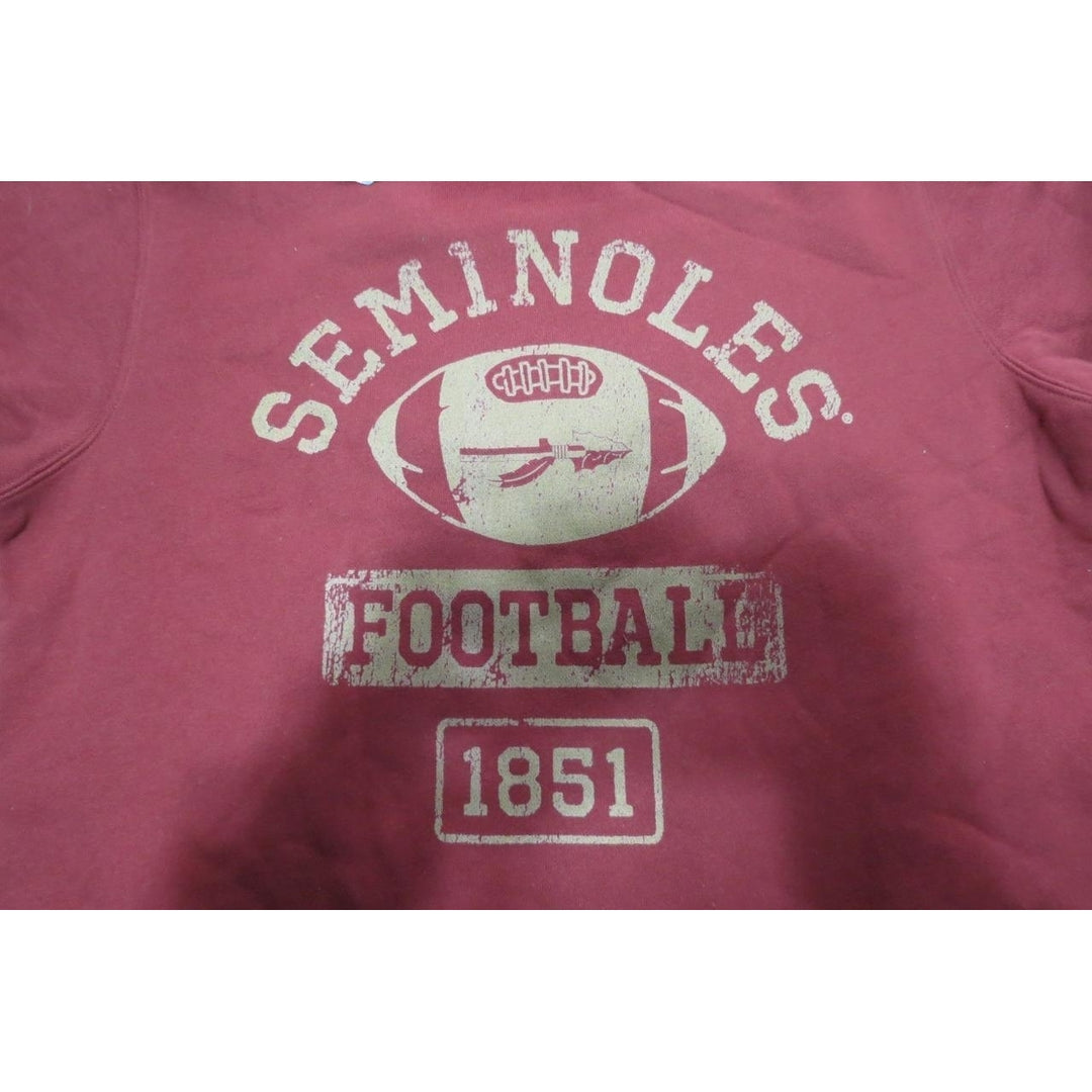 Florida State Seminoles Football 1851 Mens Size L Large Red Sweatshirt Image 3