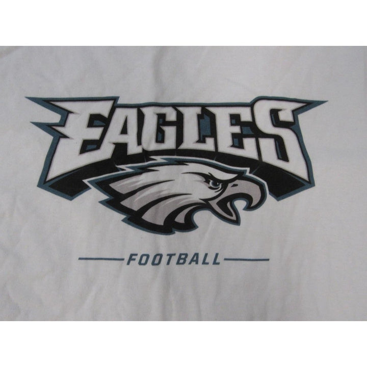 Philadelphia Eagles Mens Size L Large White Shirt Image 3