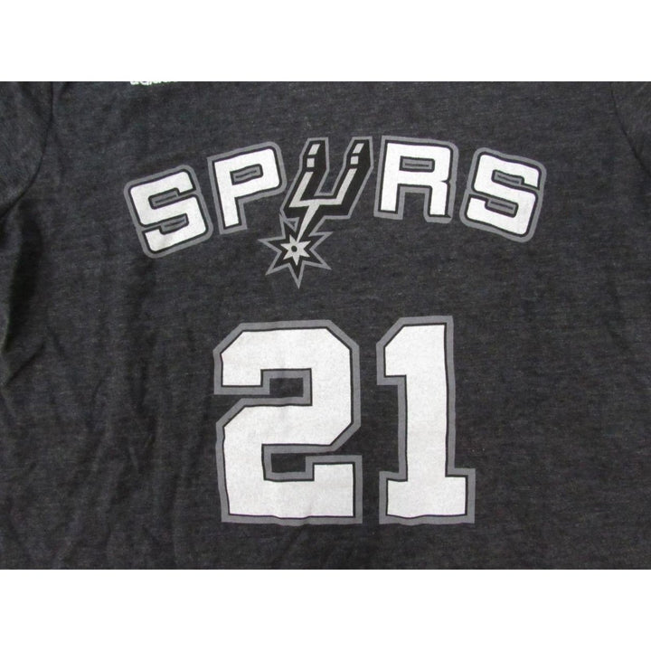 San Antonio Spurs 21 Womens Size M Medium Gray Adidas Shirt Image 4