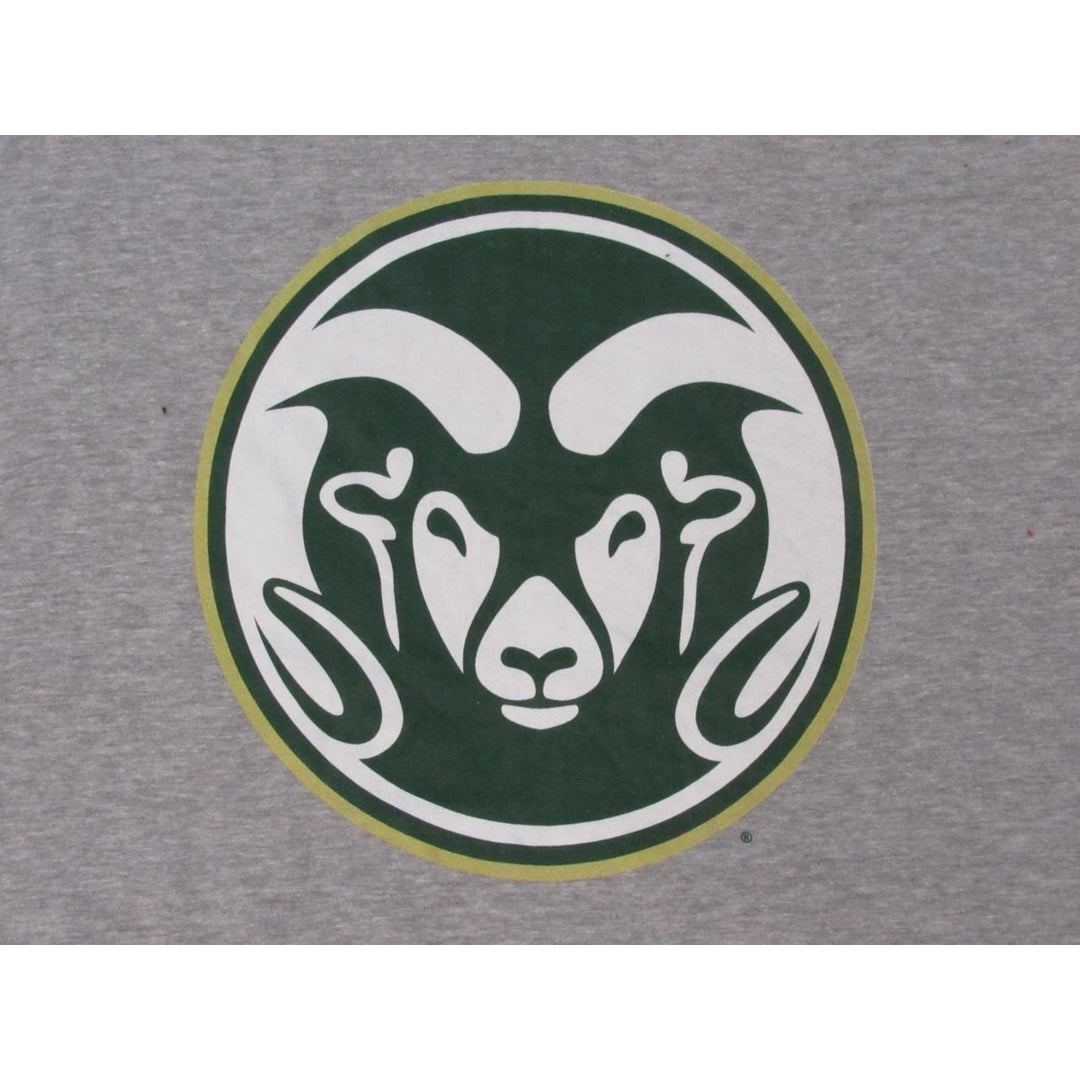 Colorado State University Rams Mens Size M Medium Gray Shirt Image 2