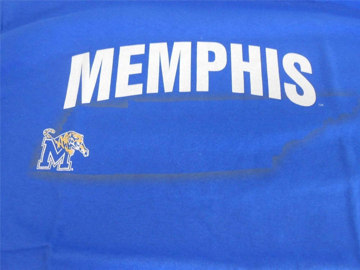 Memphis Tigers Mens Size L Large Blue Shirt Image 2