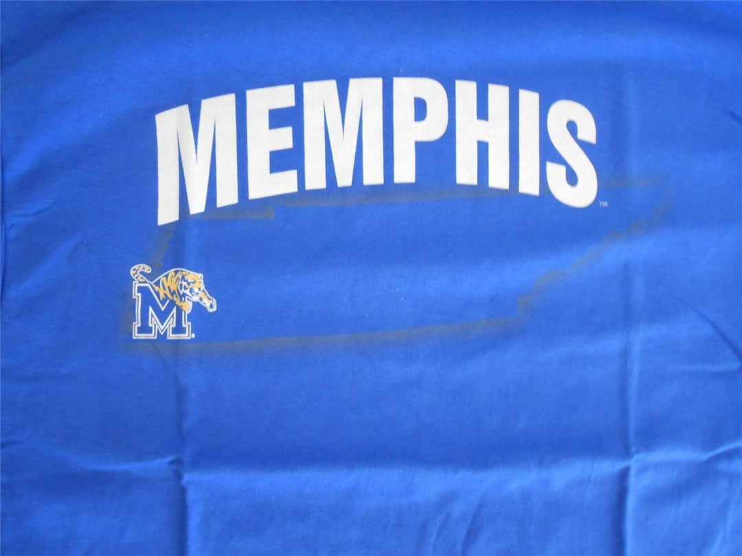 Memphis Tigers Mens Size L Large Blue Shirt Image 3