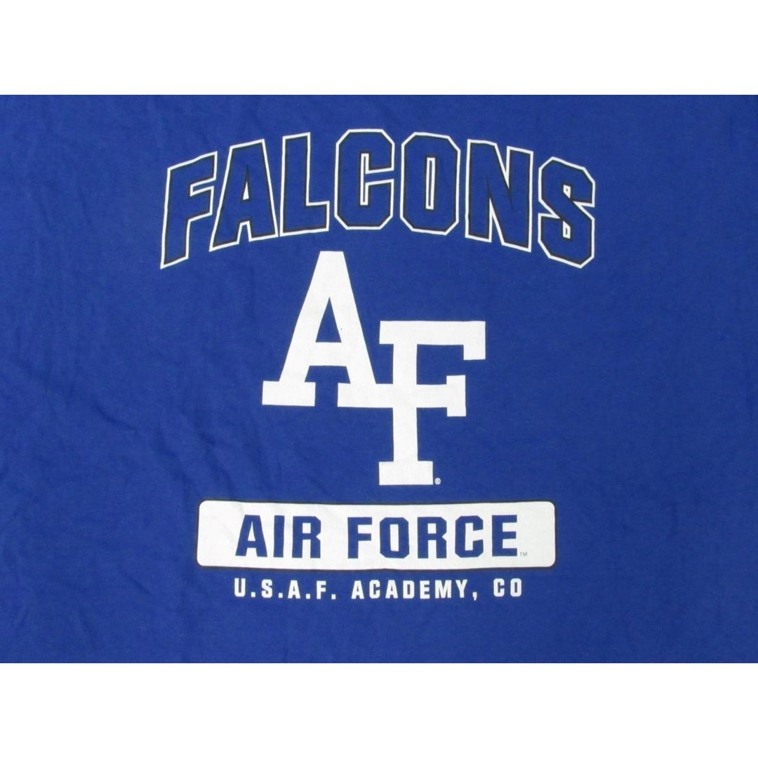 U.S.A.F Air Force Academy Falcons Mens Size 3XL 3XLarge Blue Shirt Image 3