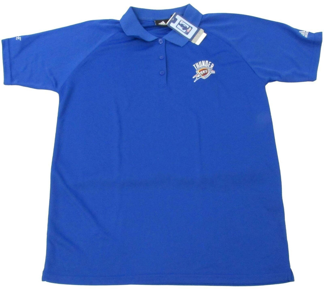 Oklahoma City Thunder Womens Size 2XL 2XLarge Adidas Polo 3-Button Shirt Image 1