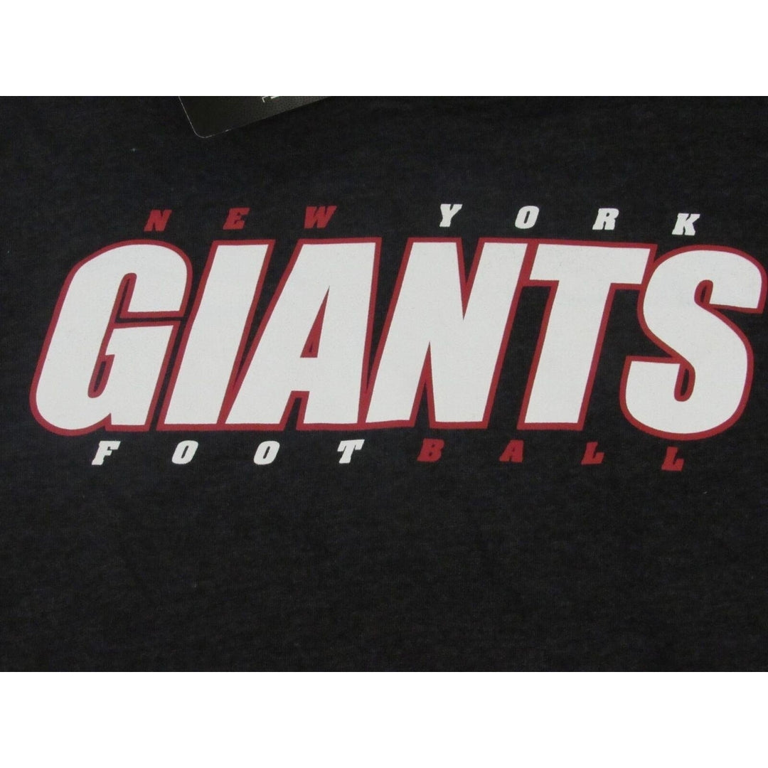 York Giants Football Mens Size L Large Heathered Charcoal Hoodie Image 3