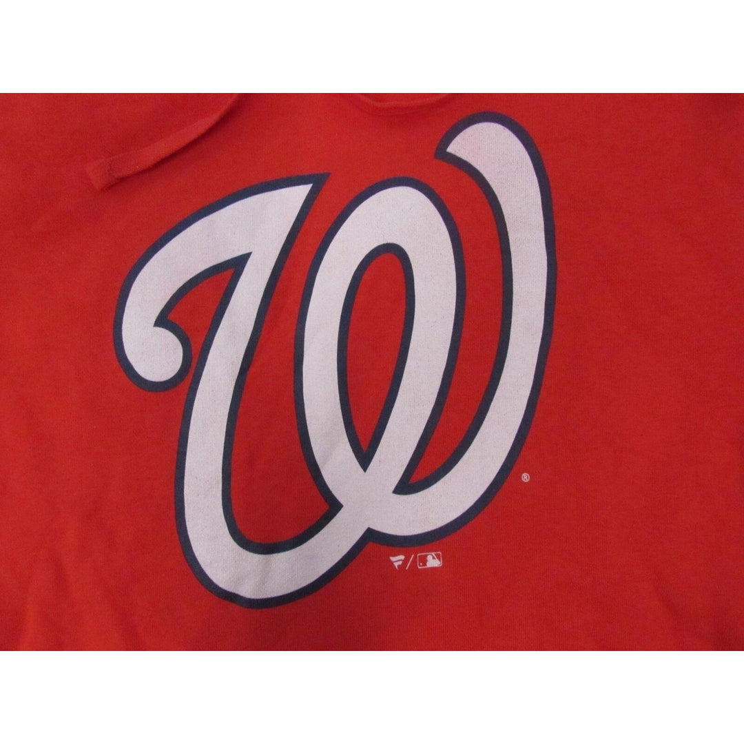 Washington Nationals 22 Juan Soto Mens Size M Medium Red Hoodie Image 3