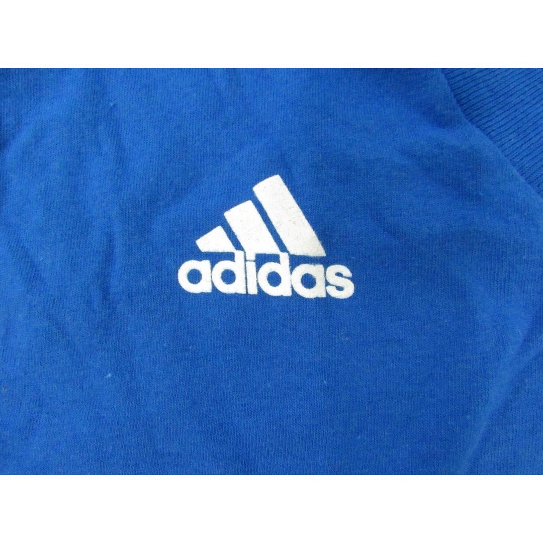 Philadelphia 76ers 21 Joel Embiid Mens Size L Large Blue Adidas Shirt Image 4