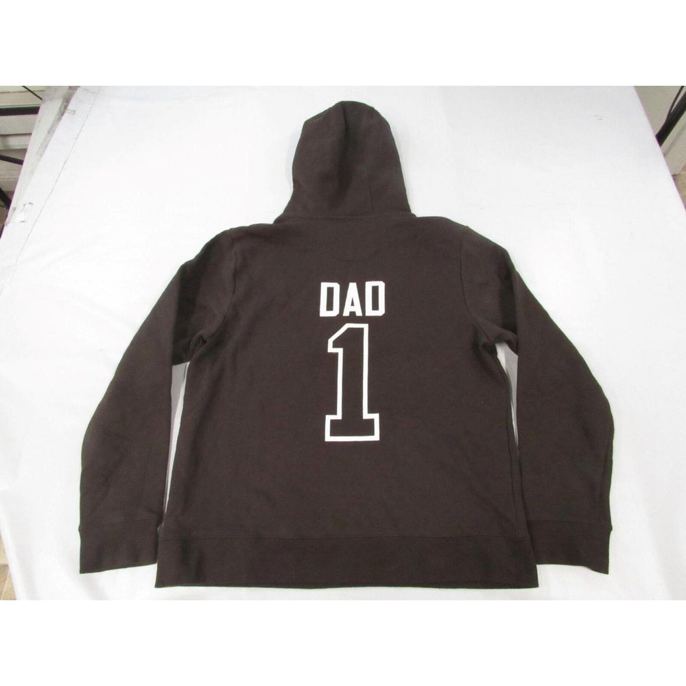 San Diego Padres 1 Dad Mens Size L Large Brown Hoodie Image 2