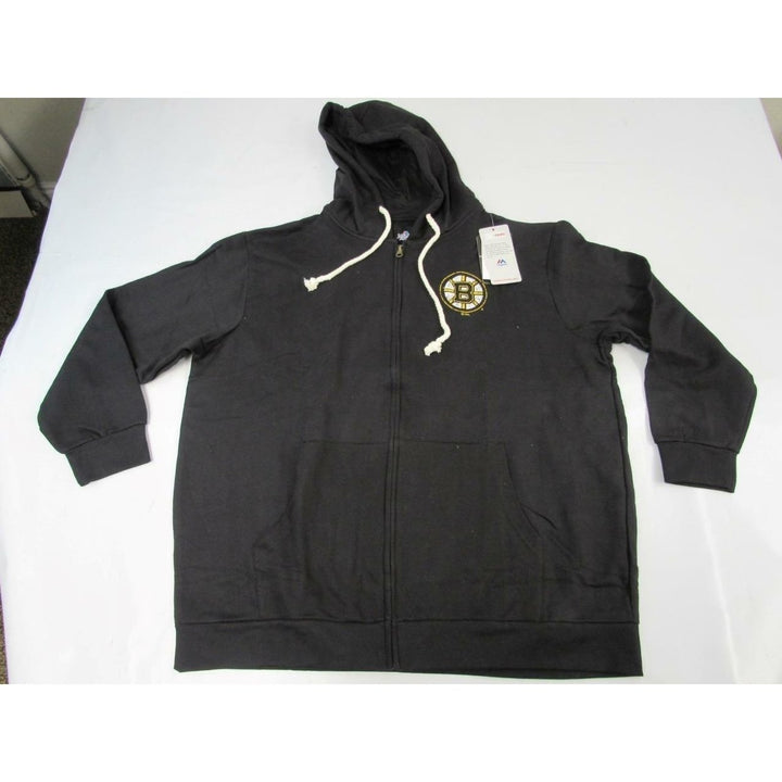 Boston Bruins Womens Plus Size 1X Majestic Full Zip Hoodie Image 6