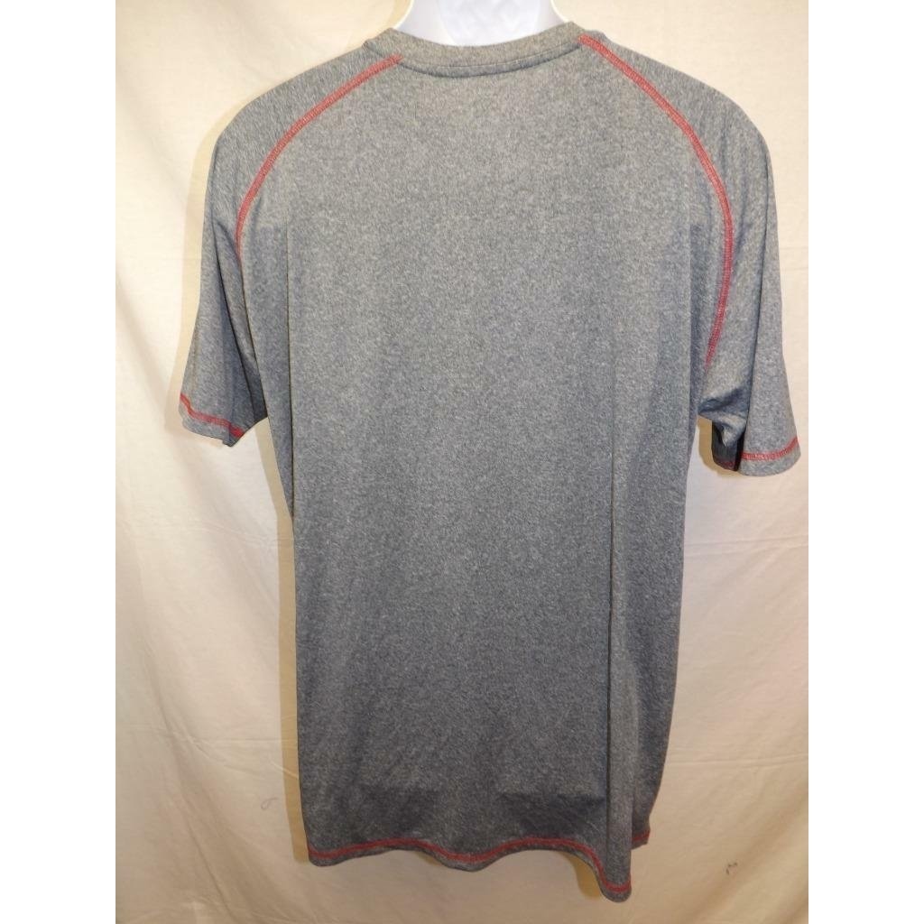 Utah Utes Mens Size XL XLarge 46/48 Performance Polyester Gray Shirt Image 4