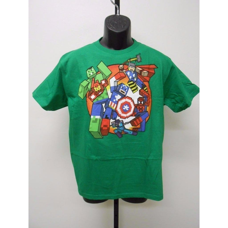 SPIDERMAN and AVENGERS YOUTH SIZE XL XLARGE SHIRT MARVEL 70HO Image 1