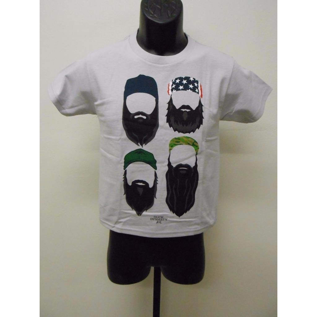 DUCK DYNASTY 4 BEARDS YOUTH X-SMALL XS SIZE 7 T-SHIRT Image 1