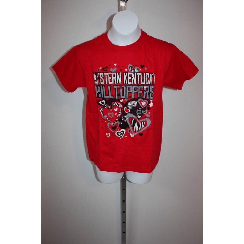 WESTERN KENTUCKY HILLTOPPERS YOUTH GIRLS MEDIUM M CUTE T-Shirt Image 1