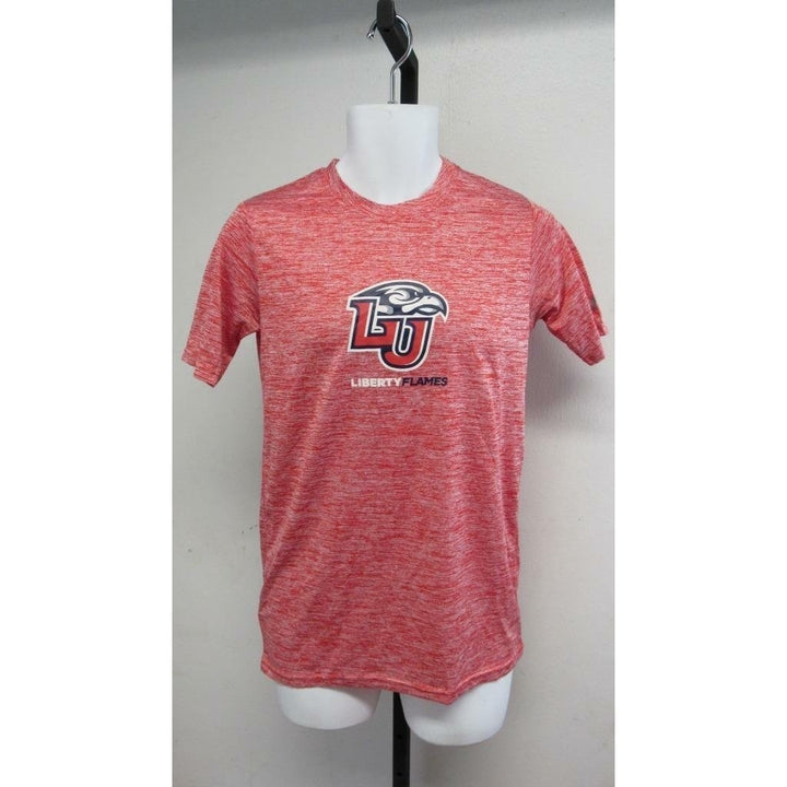 Minor Flaw Liberty Flames Mens Size S Small Red Russell Athletic Shirt Image 1