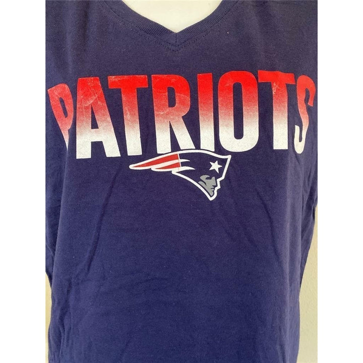 England Patriots Womens Size S Small Navy Shirt Image 3