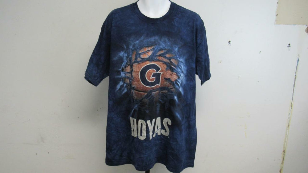 Georgetown Hoyas Mens Size XL XLarge Dark Blue Shirt Image 2