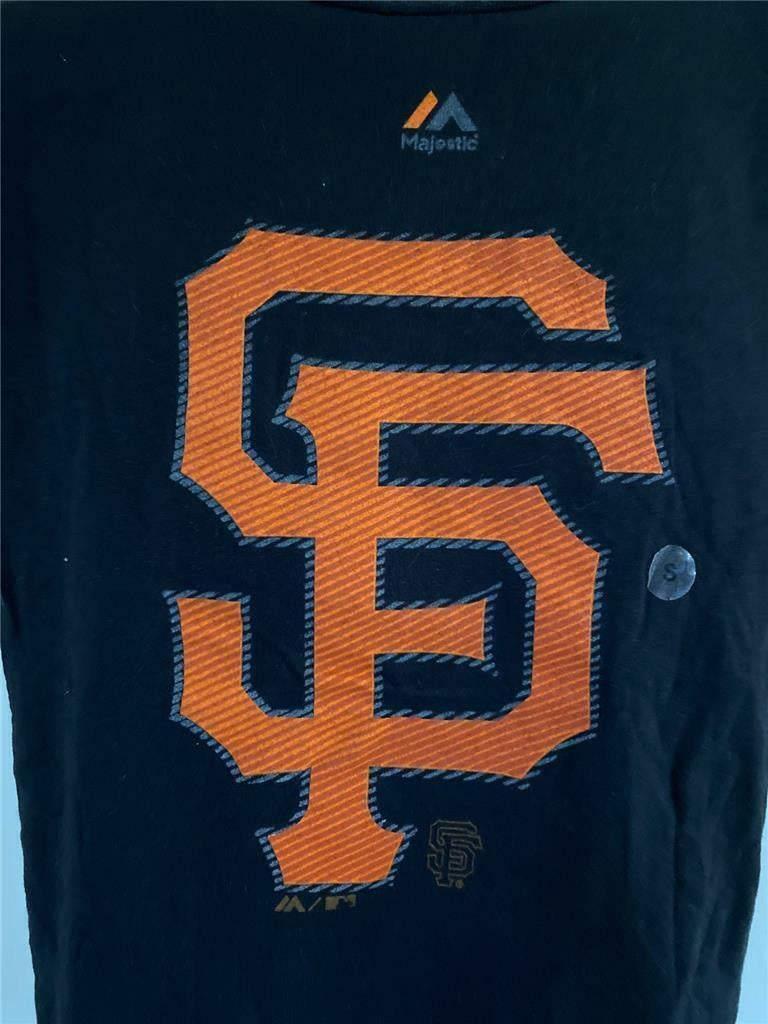 San Francisco Giants Mens Size S Small Black Shirt Image 3