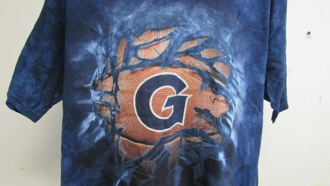 Georgetown Hoyas Mens Size XL XLarge Dark Blue Shirt Image 3