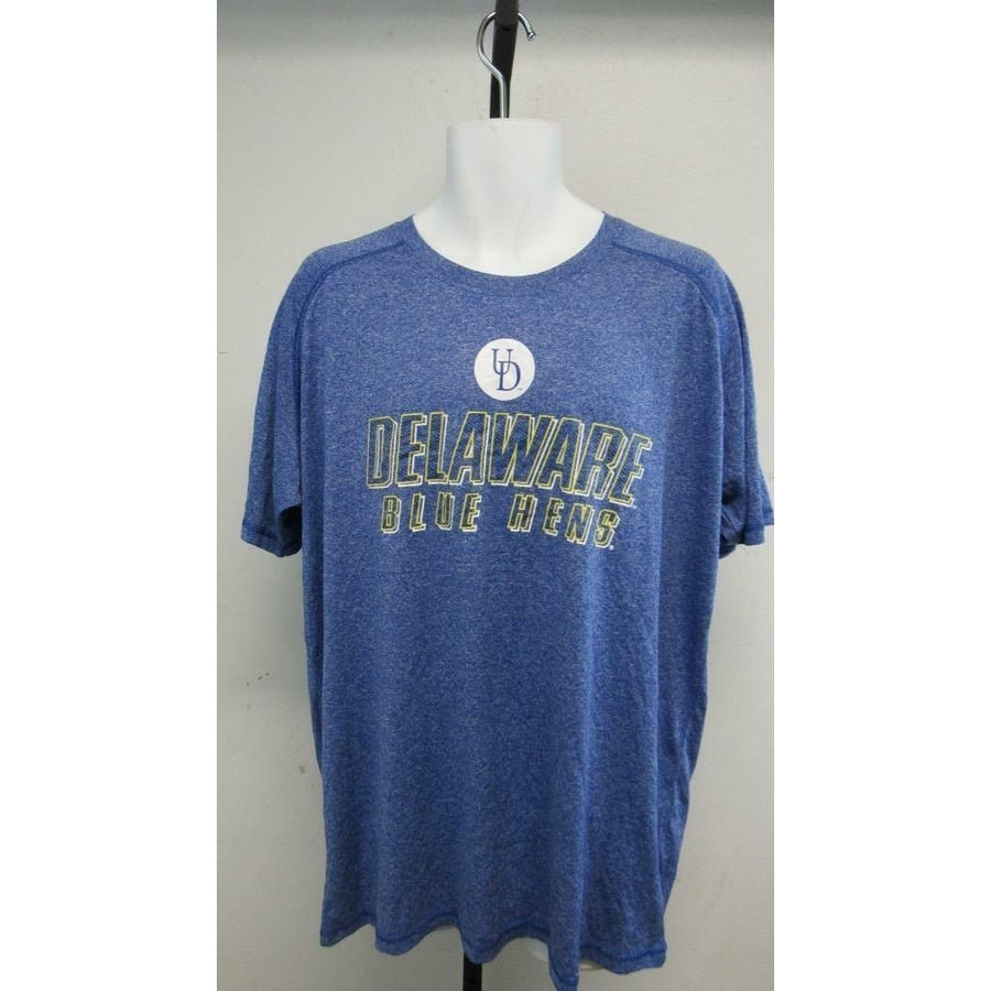 Delaware Fightin Blue Hens Mens Sizes XL XLarge Polyester Performance Shirt Image 1