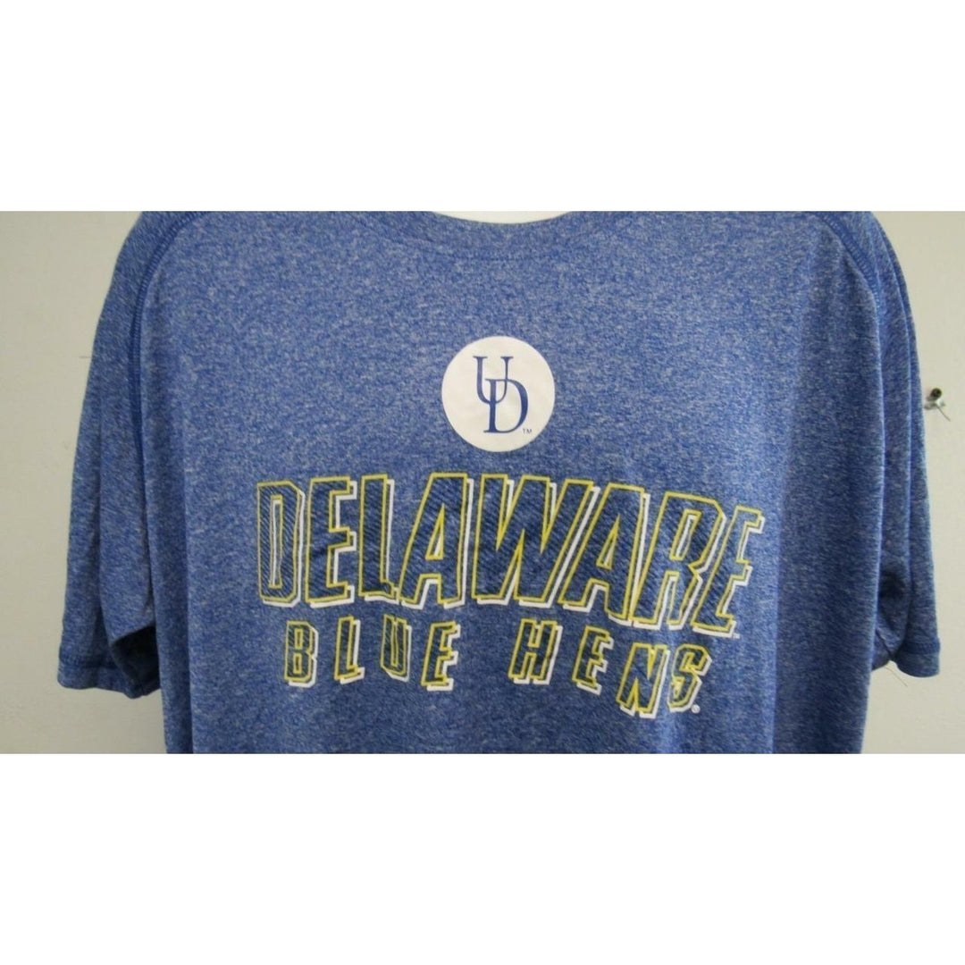 Delaware Fightin Blue Hens Mens Sizes XL XLarge Polyester Performance Shirt Image 3