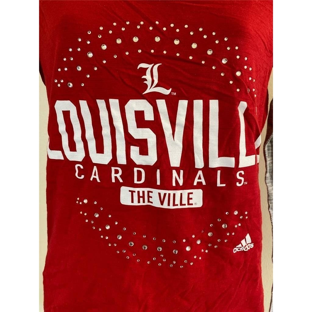 Louisville Cardinals Womens Size S Small Red Long Sleeve Shirt Image 3