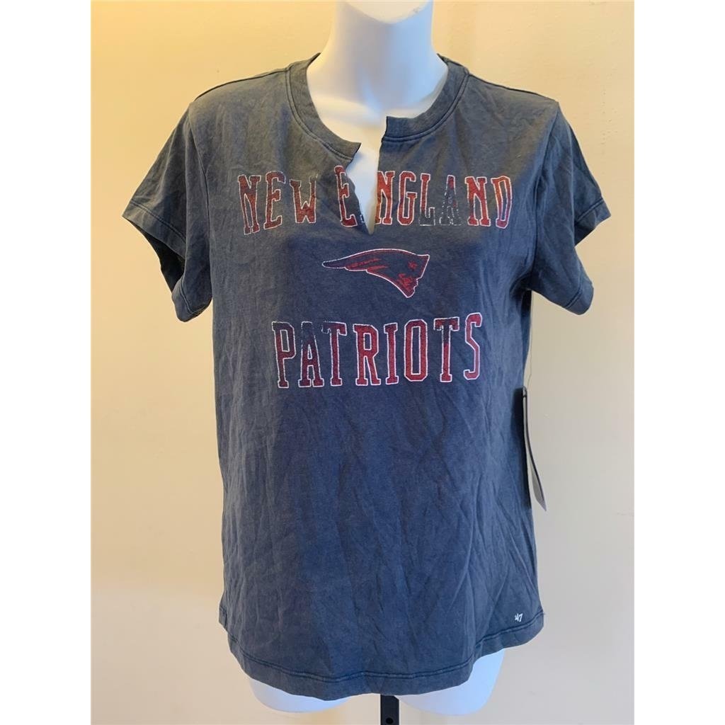 England Patriots Womens Size S Small Gray Brand 47 Shirt Image 1