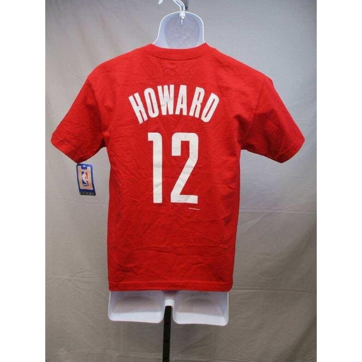 Houston Rockets 12 Dwight Howard Majestic Youth Large L Red Shirt MSRP 20 Image 1