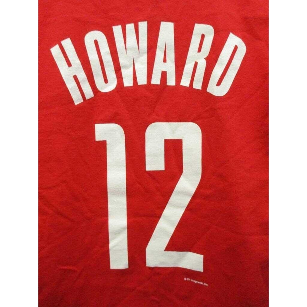 Houston Rockets 12 Dwight Howard Majestic Youth Large L Red Shirt MSRP 20 Image 2