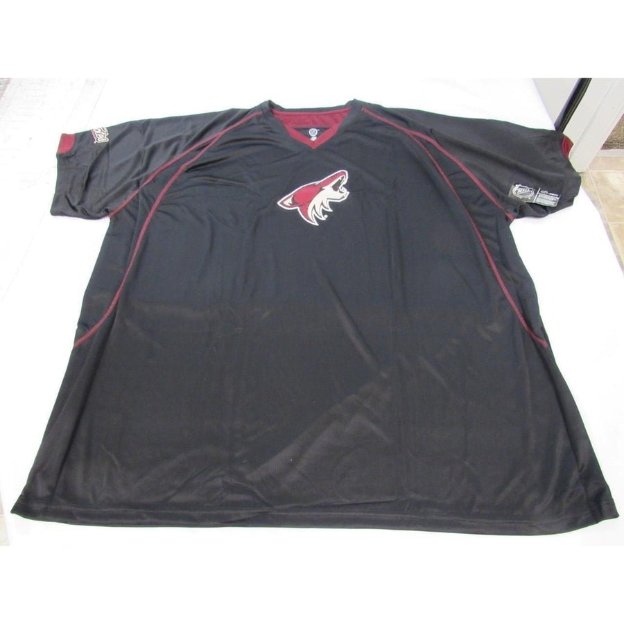 Arizona Coyotes Mens Size 6XL Black Polyester Shirt Image 1