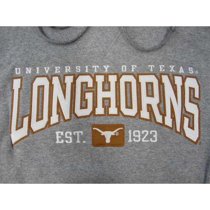 Texas Longhorns Mens Size S Small Gray Hoodie 50 Image 3