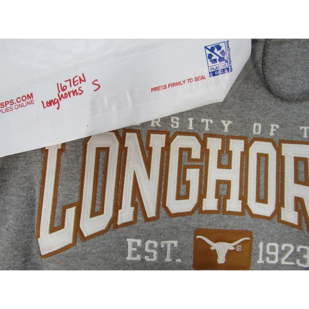 Texas Longhorns Mens Size S Small Gray Hoodie 50 Image 4