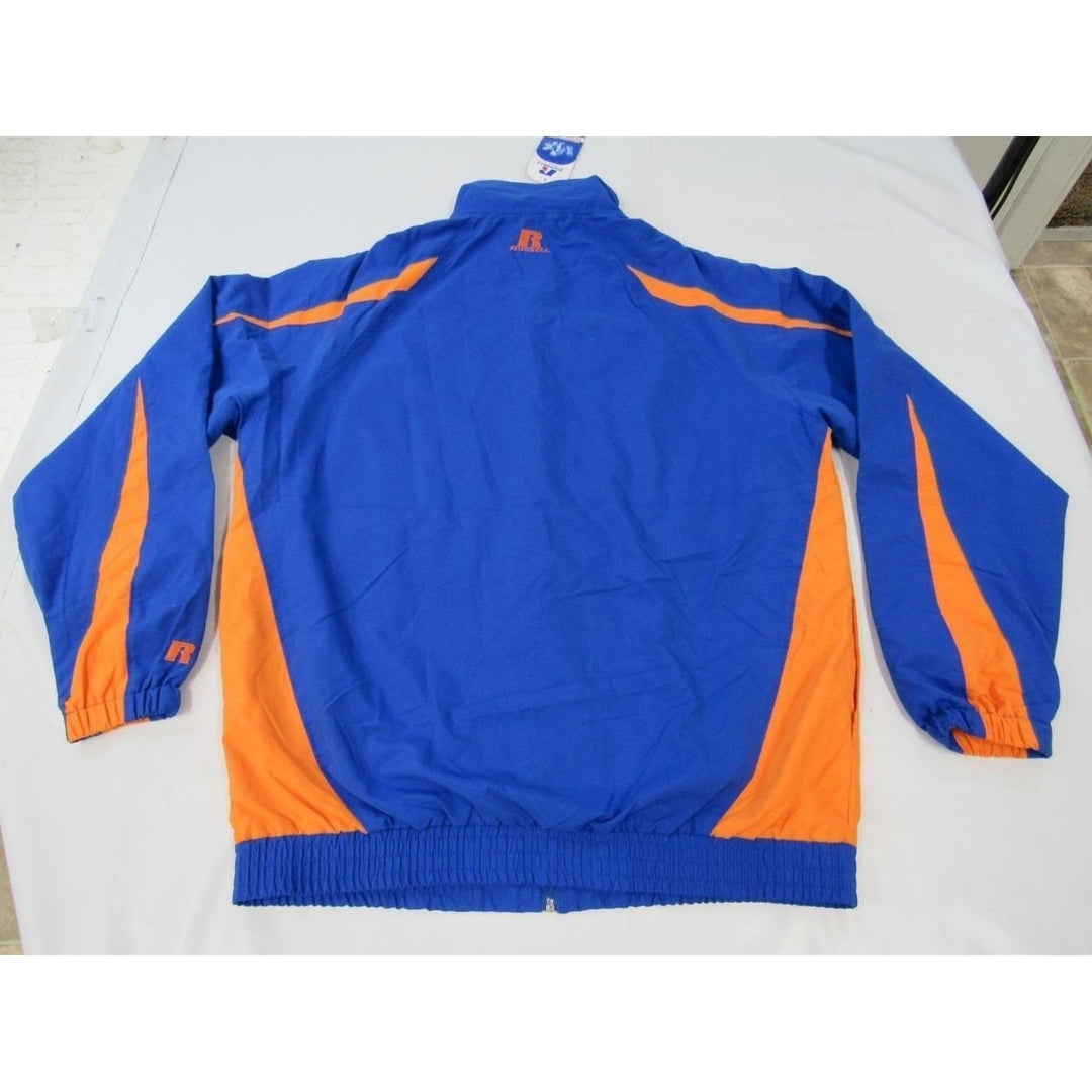 Florida Gators Mens Size L-Tall Blue Orange Russell Full Zip Track Jacket Image 2