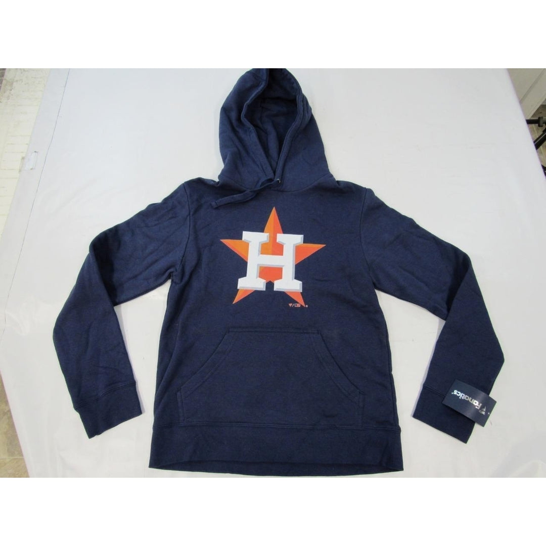 Houston Astros Mens Size S Small Blue Hoodie Image 2