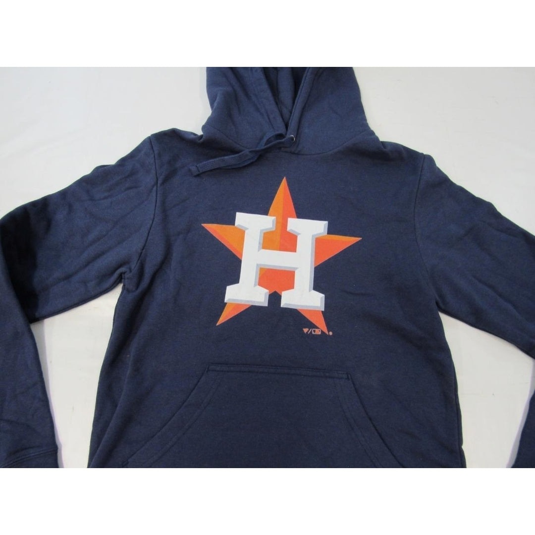 Houston Astros Mens Size S Small Blue Hoodie Image 3