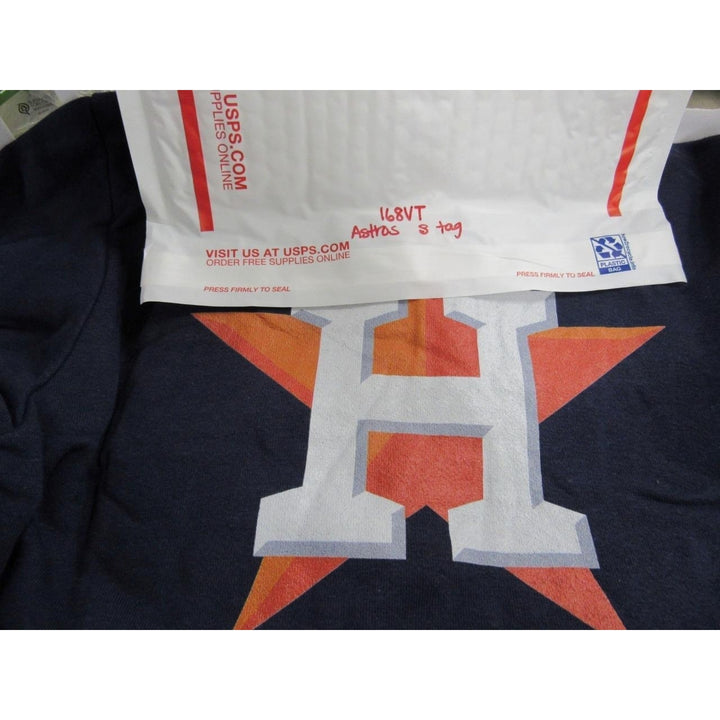 Houston Astros Mens Size S Small Blue Hoodie Image 4