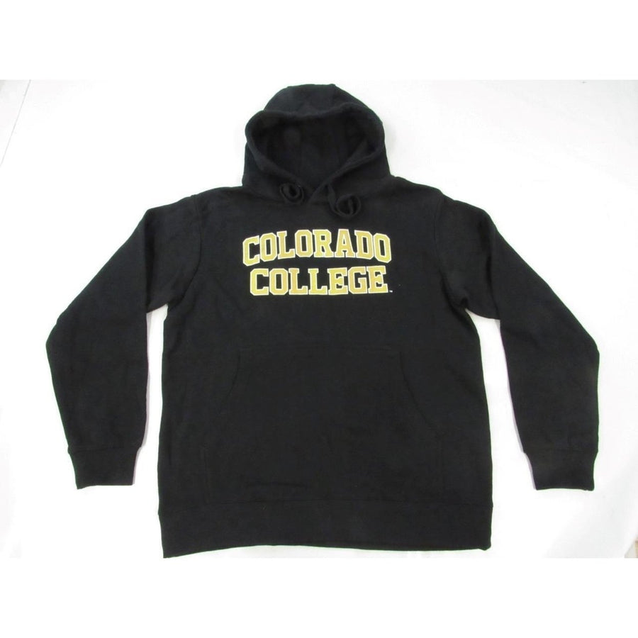 Colorado College Tigers Mens Size M Medium Black Hoodie Image 1