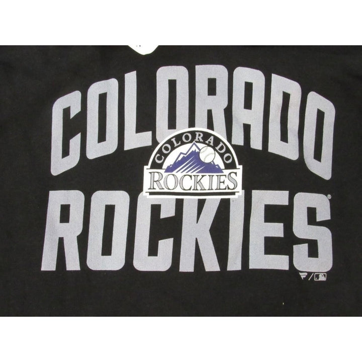 Colorado Rockies 1 Dad Mens Size XL XLarge Black Hoodie Image 3