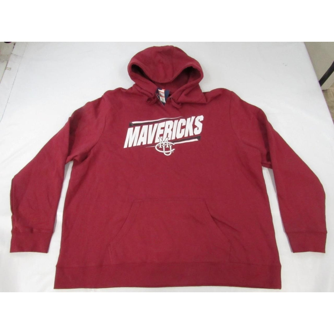 Colorado Mesa Mavericks MCU Mens Size 3XL 3XLarge Red Hoodie Image 1