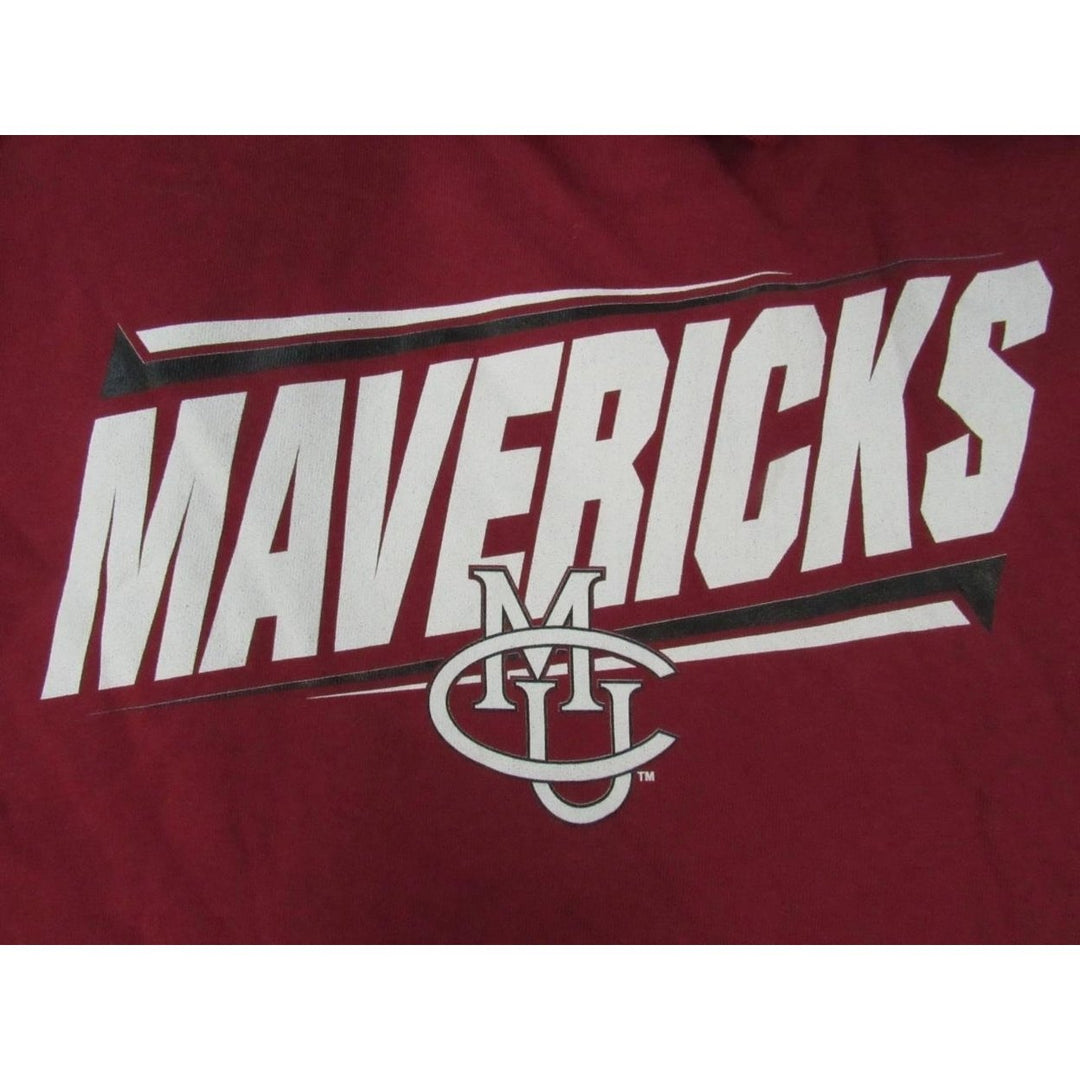 Colorado Mesa Mavericks MCU Mens Size 3XL 3XLarge Red Hoodie Image 3