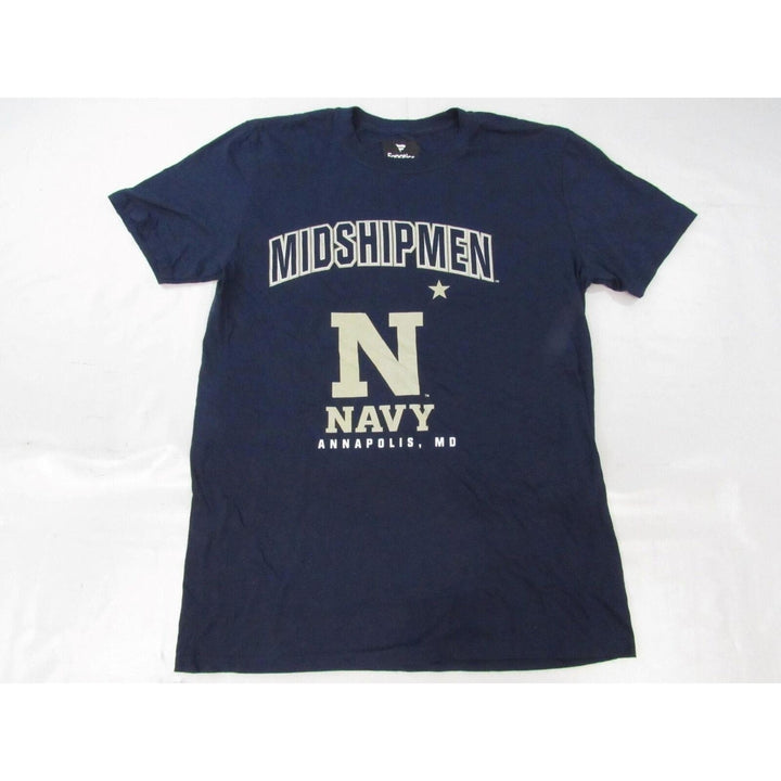 Navy Midshipmen Annapolis MD Mens Size M Medium Navy Blue Shirt Image 1