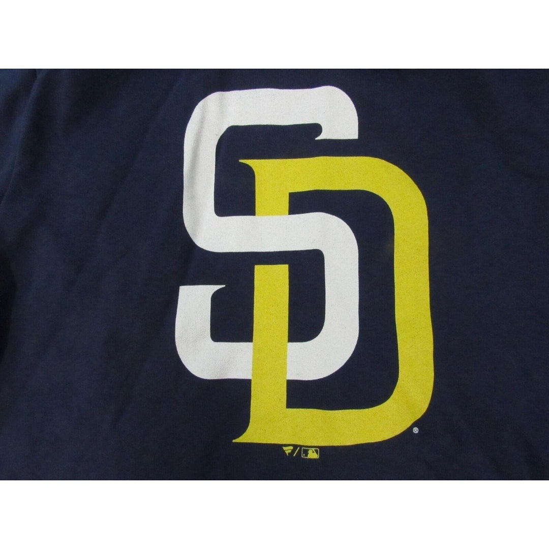 San Diego Padres Womens Size M Medium Navy Blue Hoodie Image 3