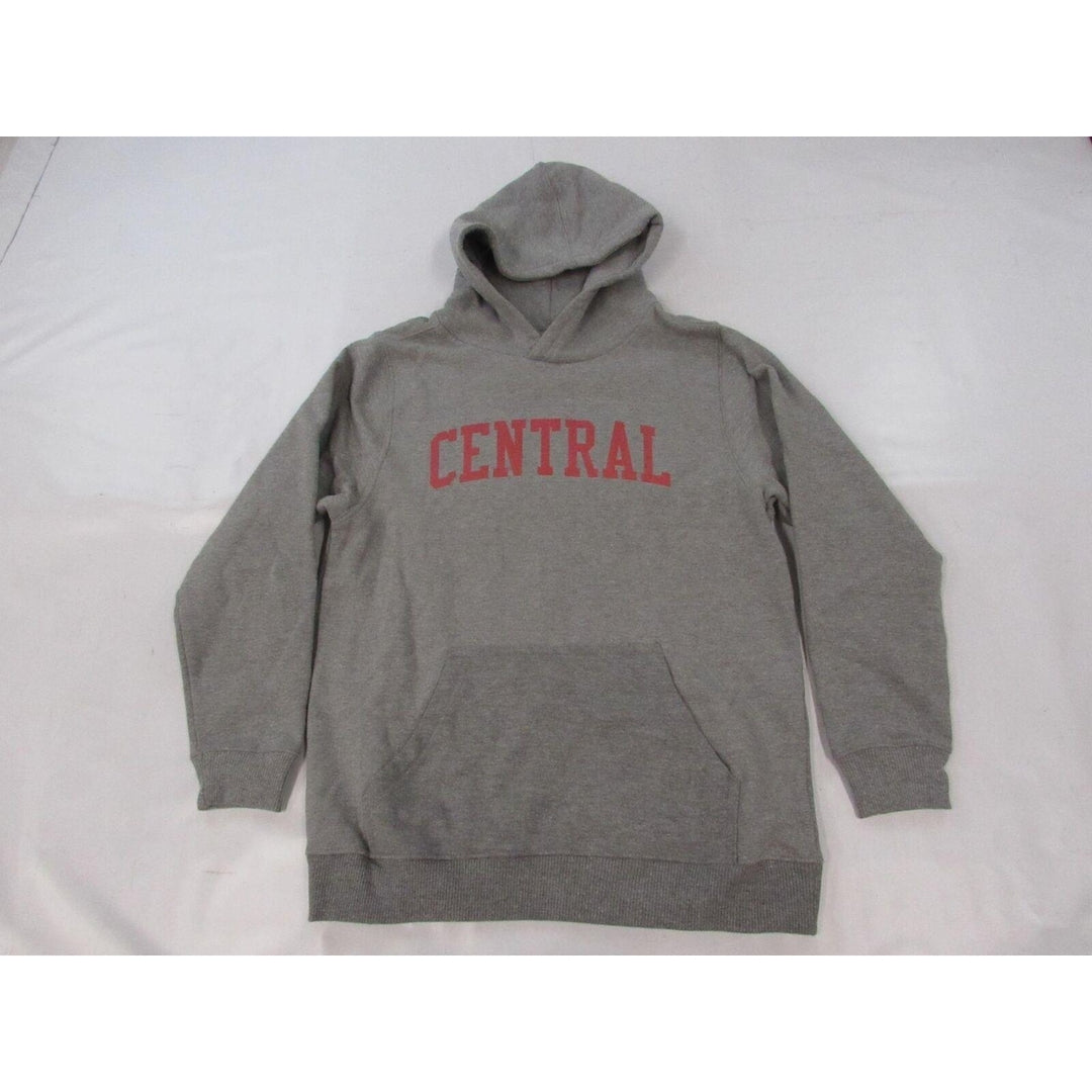 Central Washington Wildcats Youth Size M Medium Gray Hoodie Image 1