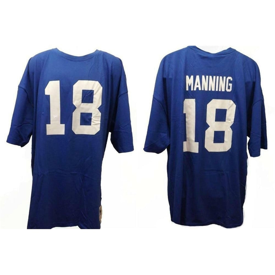 Peyton Manning 18 Indianapolis Colts Mens 4XL 4XLarge Mitchell and Ness Shirt Image 1