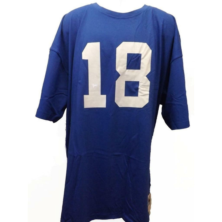 Peyton Manning 18 Indianapolis Colts Mens 4XL 4XLarge Mitchell and Ness Shirt Image 3