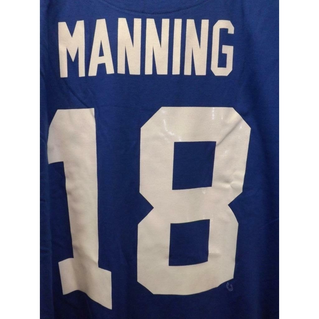 Peyton Manning 18 Indianapolis Colts Mens 4XL 4XLarge Mitchell and Ness Shirt Image 6