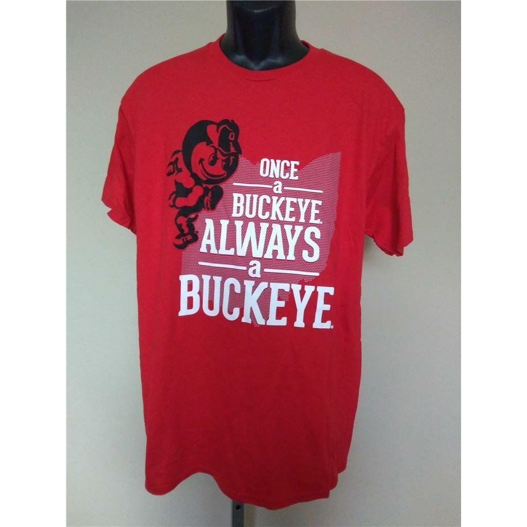 Minor Flaw Ohio State Buckeyes Mens Size L Large Red Shirt Image 1