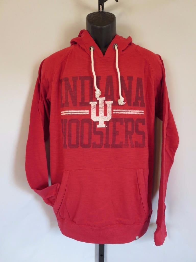 Indiana Hoosiers Mens Large (L) hooded shirt by J.America Image 1